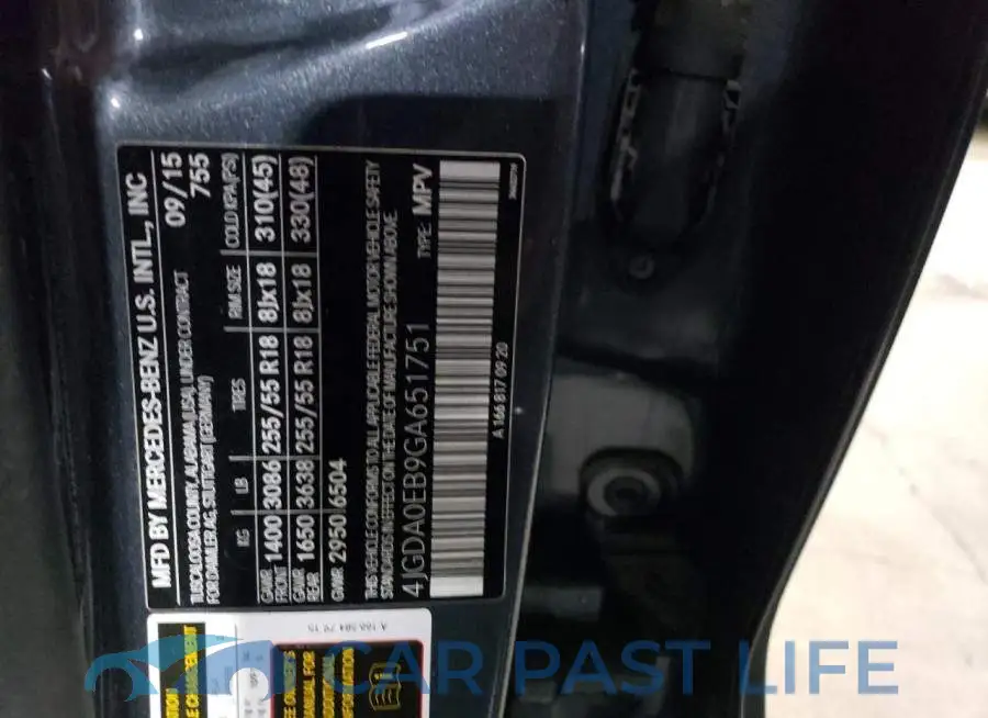 4JGDA0EB9GA651751# 13