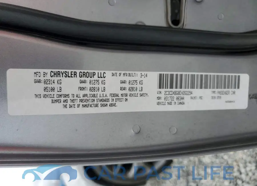 2C3CDXBG8EH262294# 12