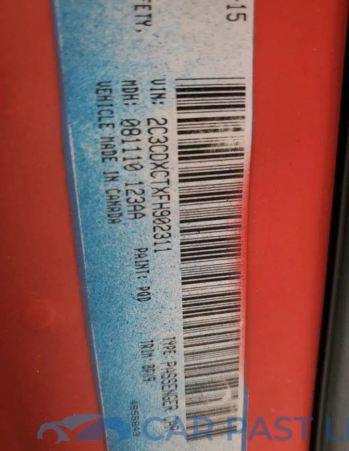 2C3CDXCTXFH902311# 12