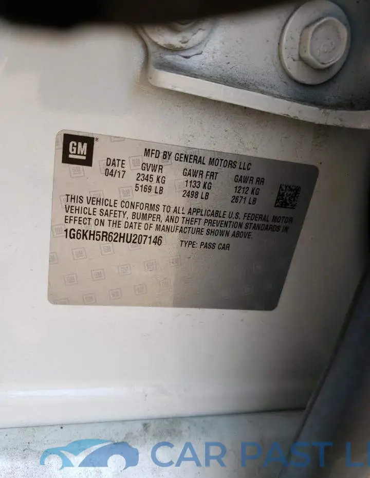 1G6KH5R62HU207146# 13