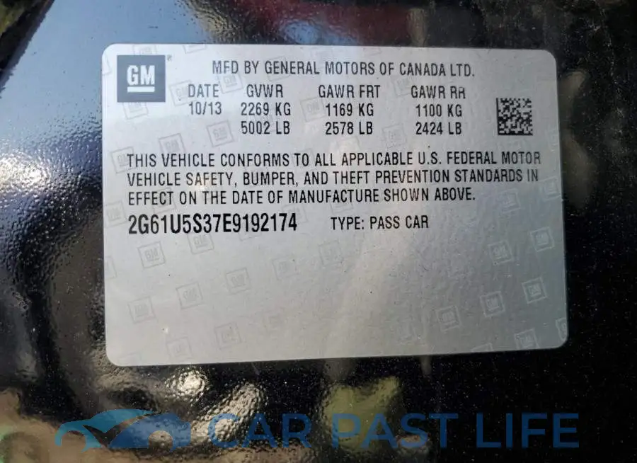 2G61U5S37E9192174# 12