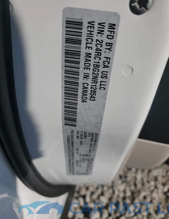 2C4RC1BG2NR128543# 13
