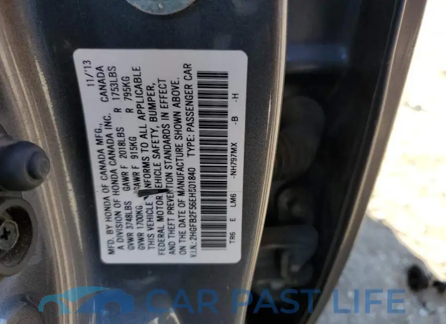 2HGFB2F56EH501840# 12