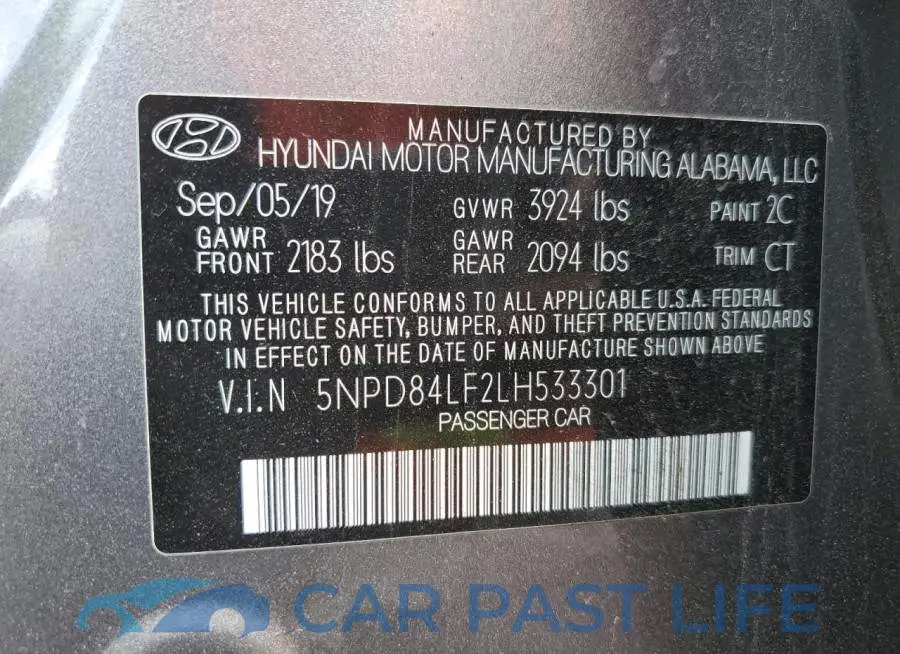 5NPD84LF2LH533301# 13