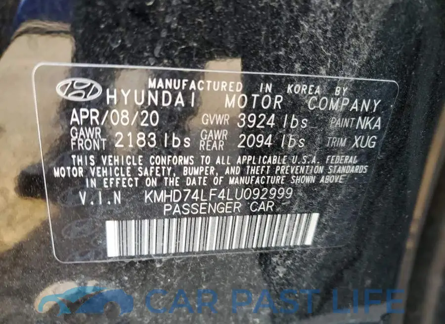 KMHD74LF4LU092999# 12