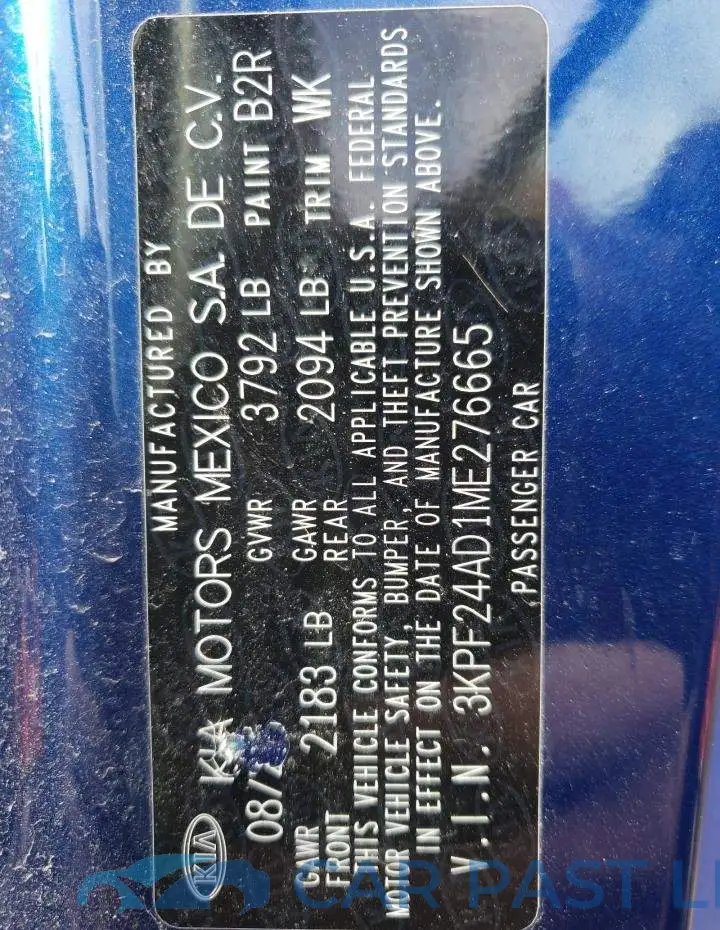 3KPF24AD1ME276665# 12