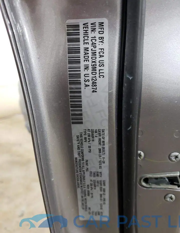 1C4PJMDX9MD124874# 13