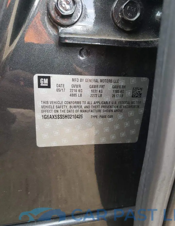 1G6AX5SS5H0210426# 12