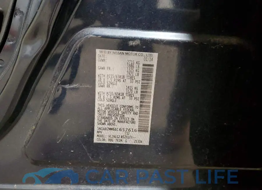 5N1AR2MM6EC657616# 14