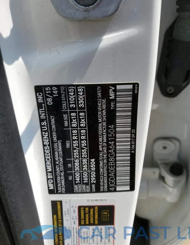 4JGDA0EB8GA641504# 12