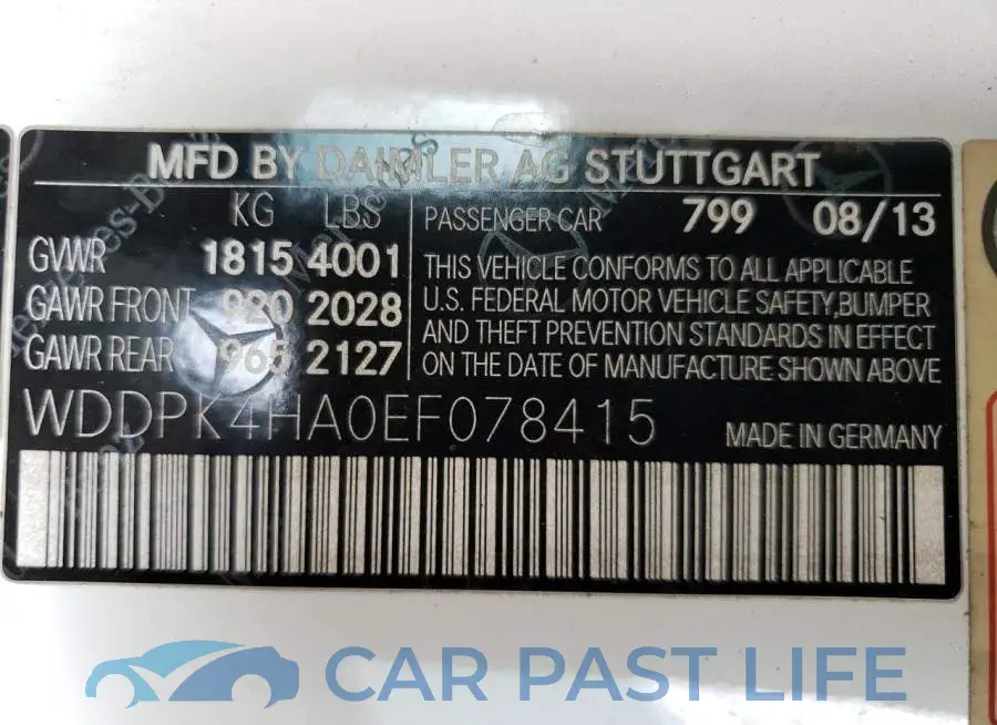 WDDPK4HA0EF078415# 12
