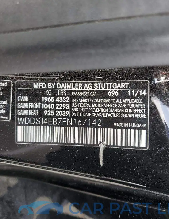 WDDSJ4EB7FN167142# 13