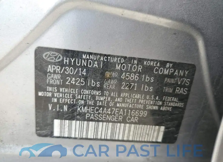 KMHEC4A47EA116699# 10