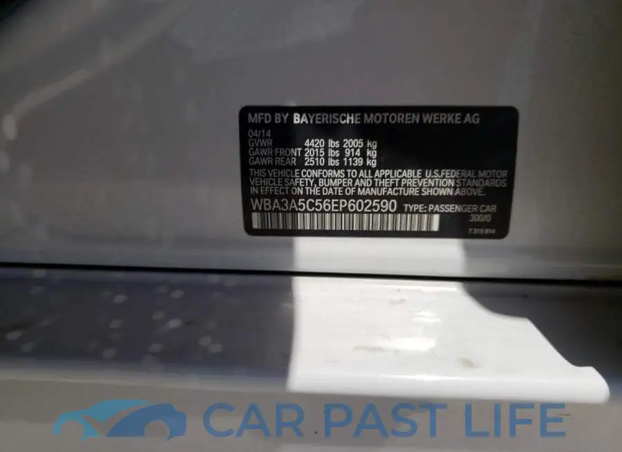 WBA3A5C56EP602590# 12