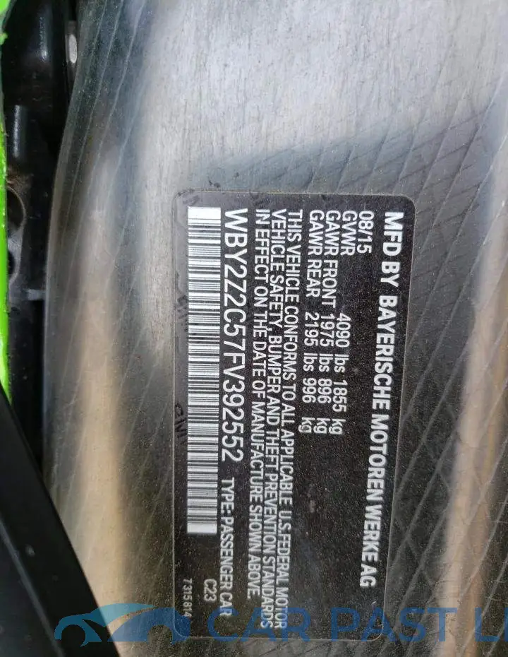 WBY2Z2C57FV392552# 12