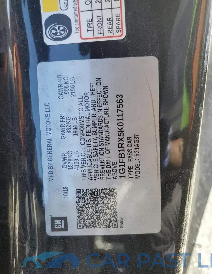 1G1FB1RX5K0117563# 13