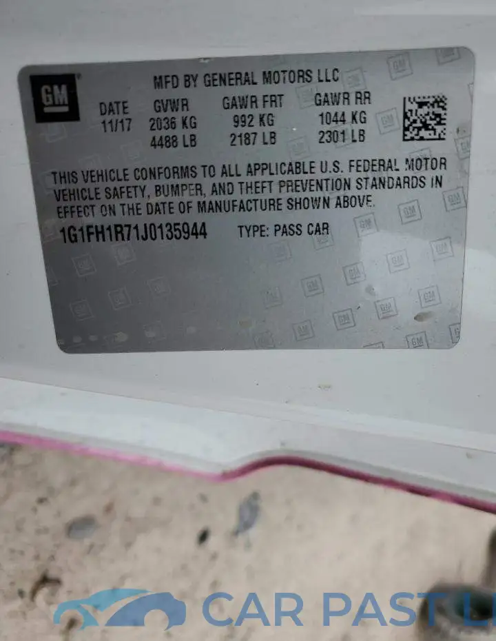 1G1FH1R71J0135944# 12