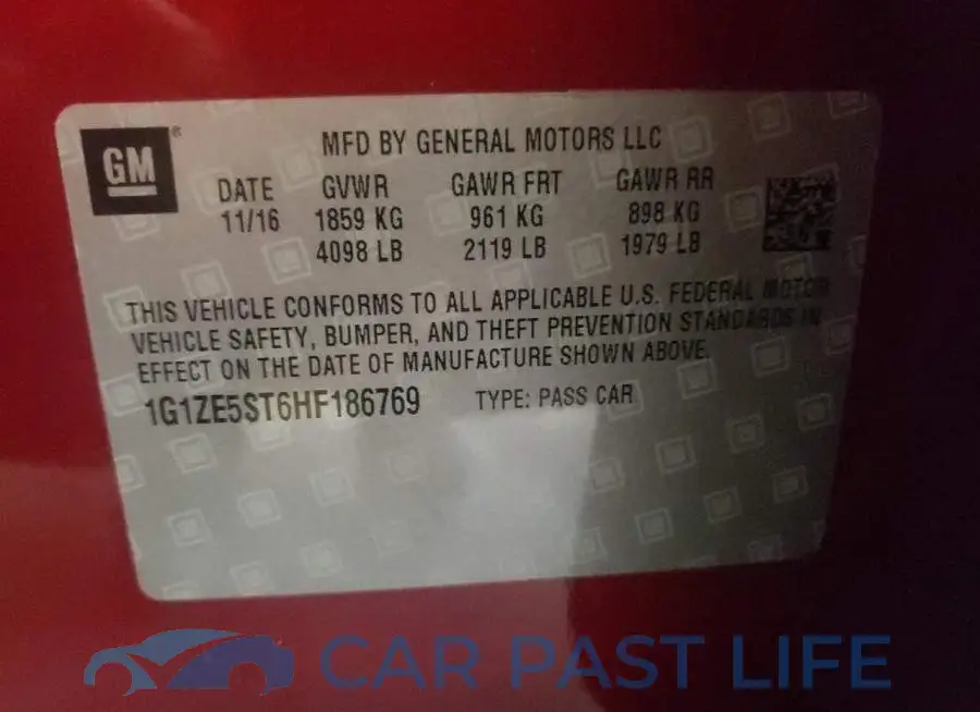 1G1ZE5ST6HF186769# 13
