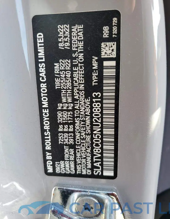 SLATV8C05NU208813# 12