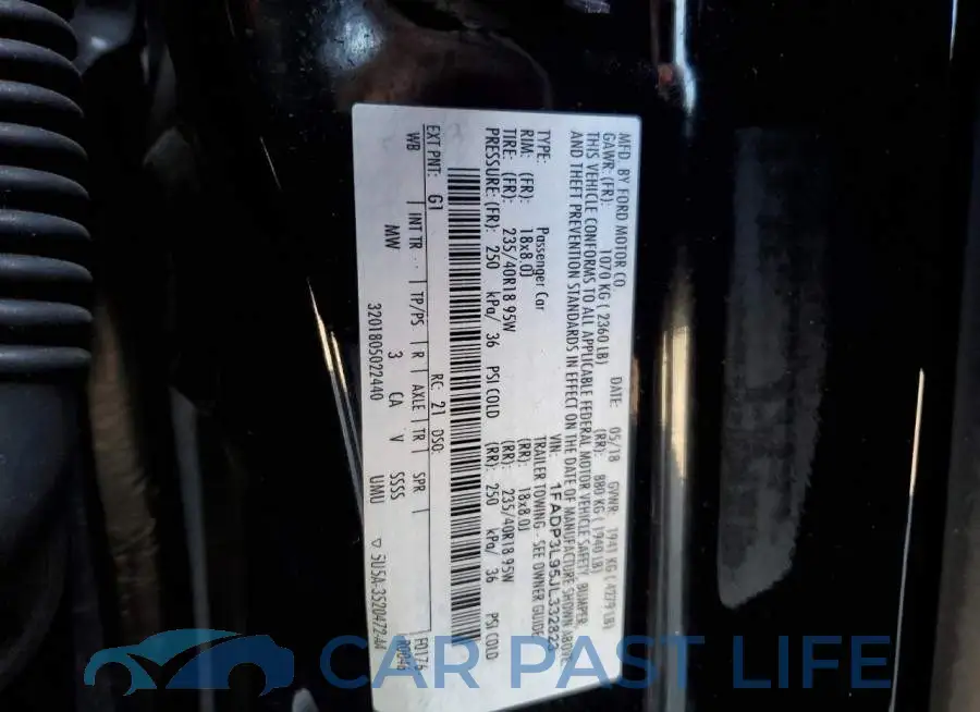 1FADP3L95JL332823# 13