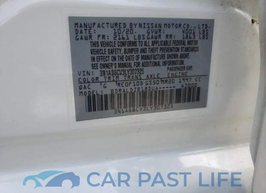 3N1AB8CV3LY307325# 13
