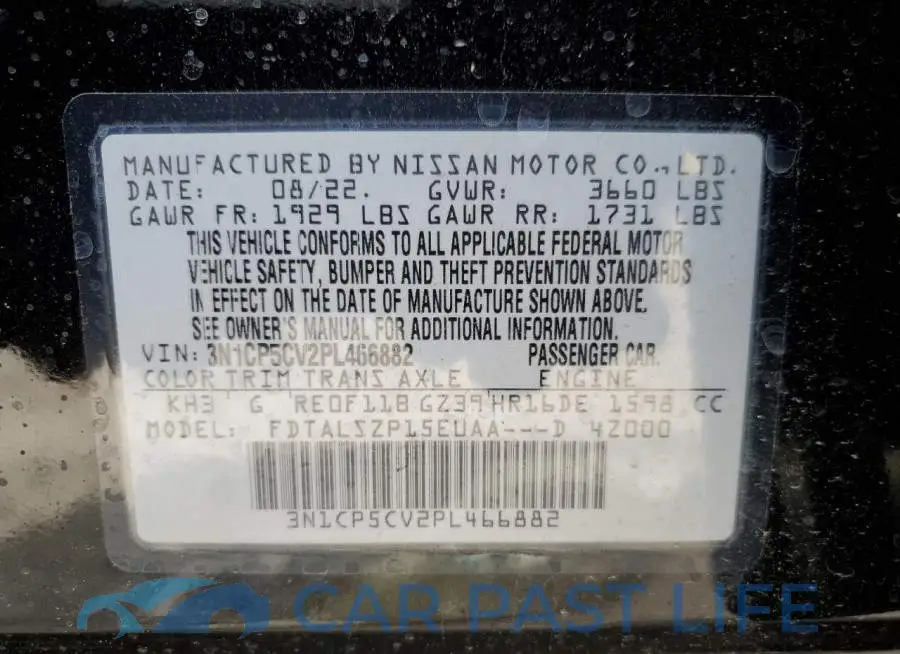 3N1CP5CV2PL466882# 13