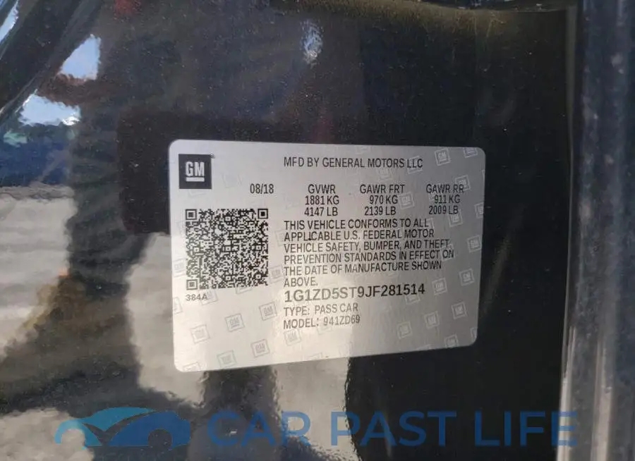1G1ZD5ST9JF281514# 12