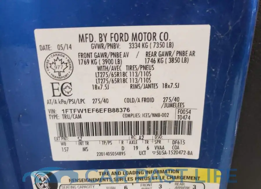 1FTFW1EF6EFB88376# 13