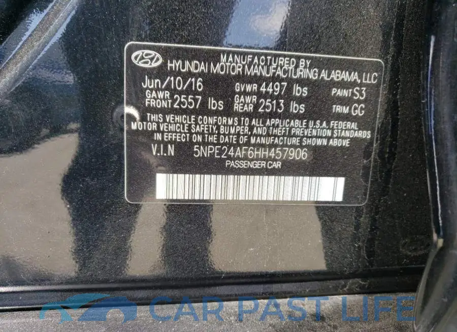 5NPE24AF6HH457906# 12