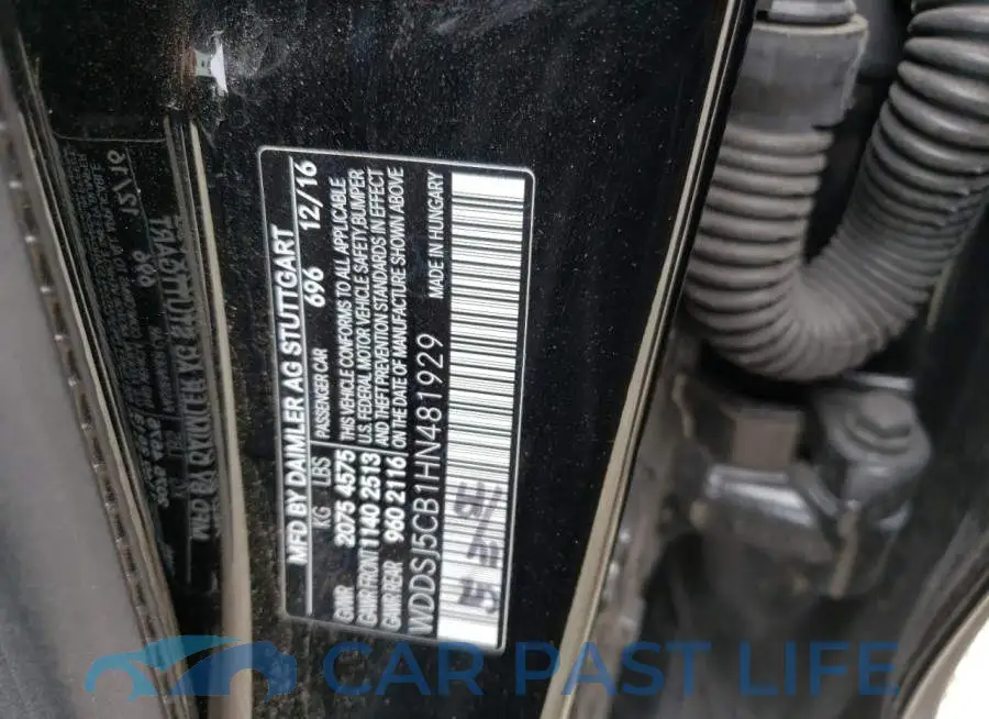 WDDSJ5CB1HN481929# 12