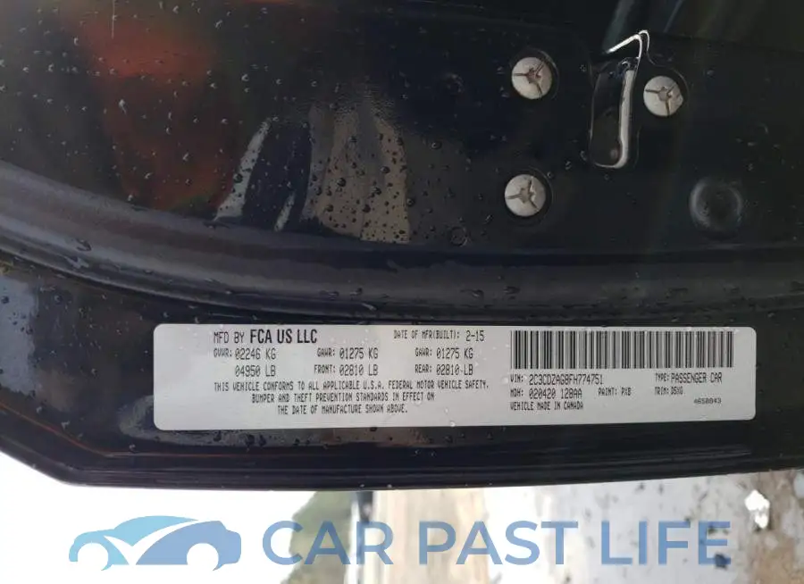 2C3CDZAG8FH774751# 13