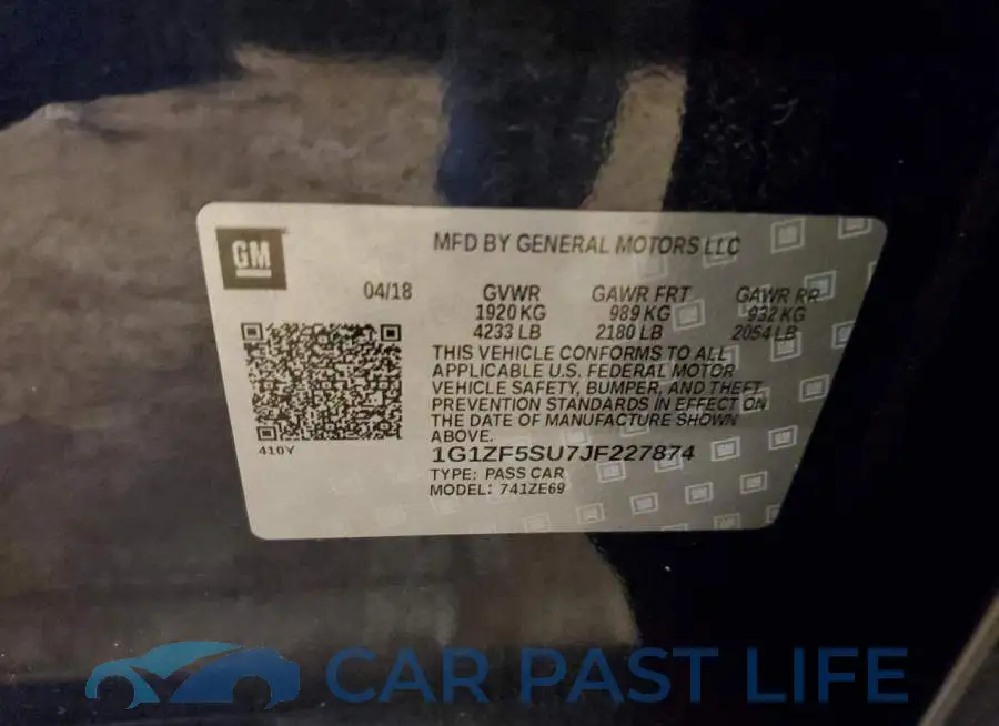 1G1ZF5SU7JF227874# 12