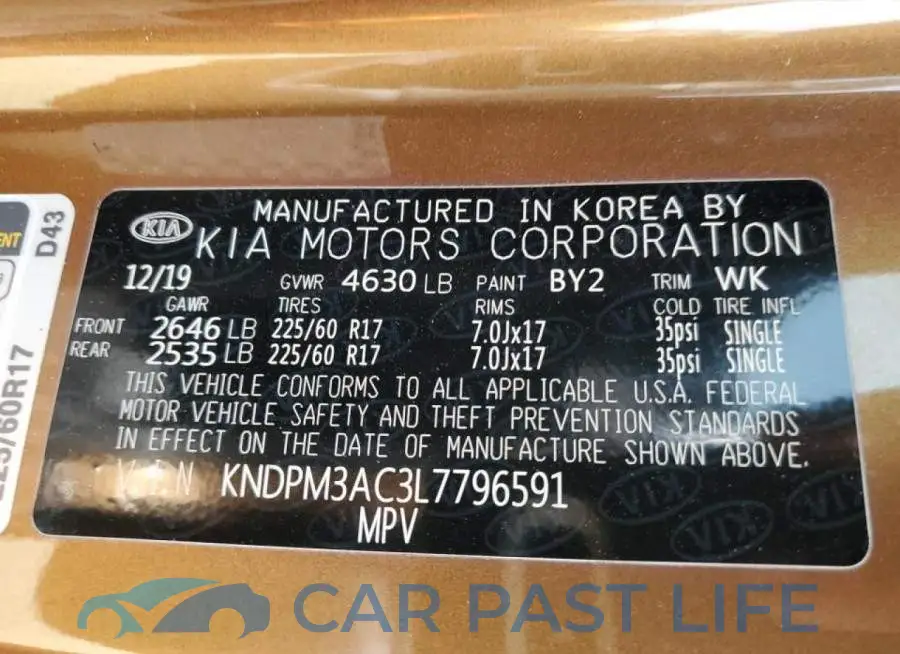 KNDPM3AC3L7796591# 13