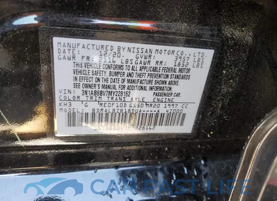 3N1AB8BV7MY228162# 12