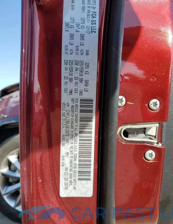 1C4PJLCB8JD612676# 13