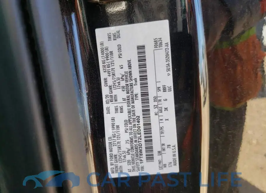 1FT8W3DT2LED01402# 12