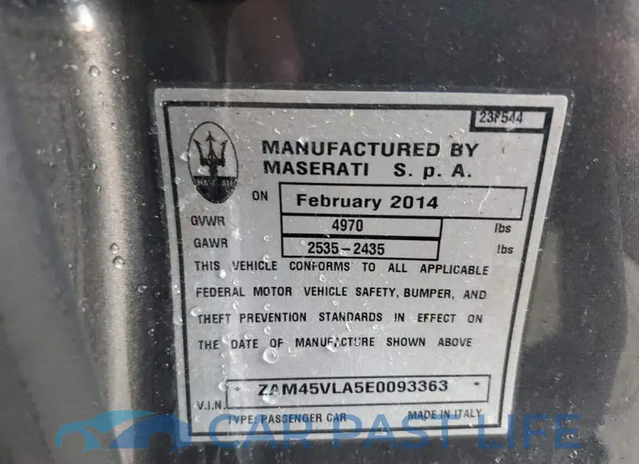 ZAM45VLA5E0093363# 13