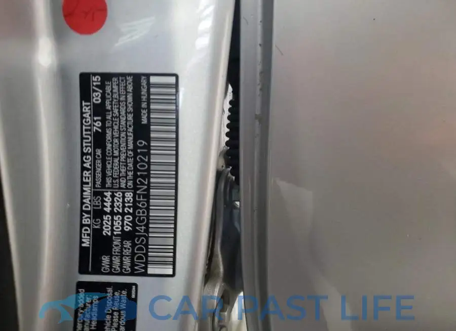 WDDSJ4GB6FN210219# 12