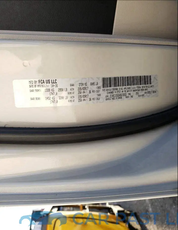 2C4RC1DG6HR623233# 10