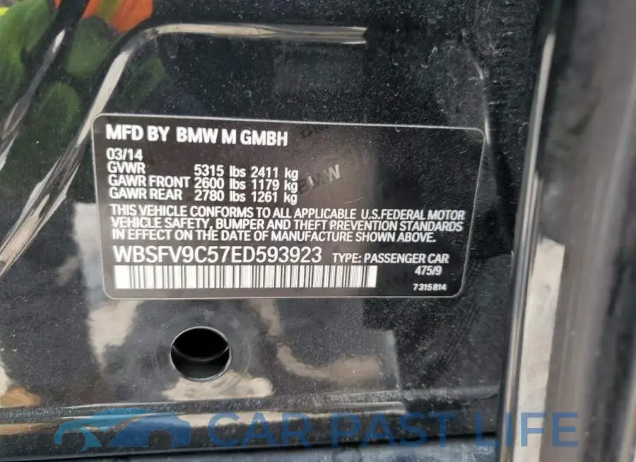 WBSFV9C57ED593923# 12