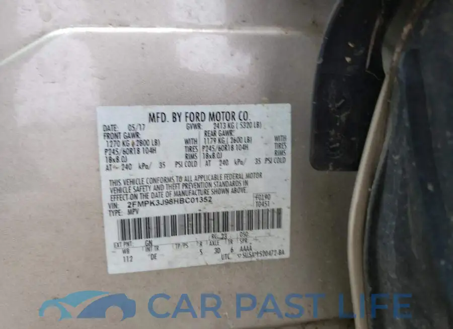 2FMPK3J98HBC01352# 13