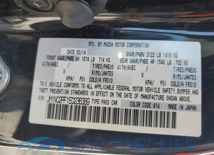 JM1NC2PF1E0236389# 12