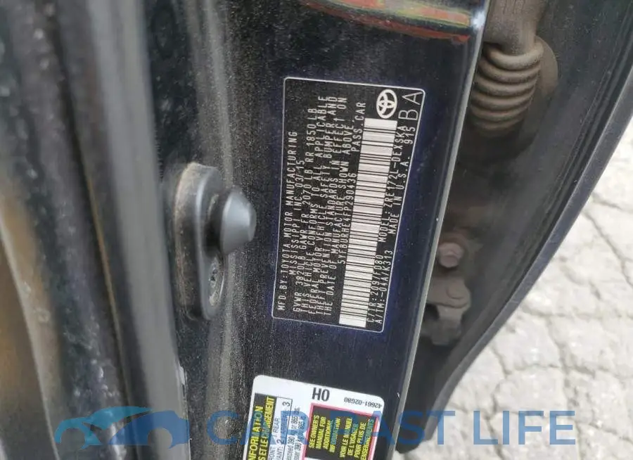 5YFBURHE4FP290436# 13
