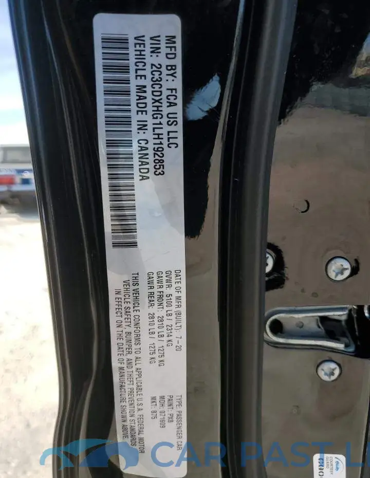 2C3CDXHG1LH192853# 12
