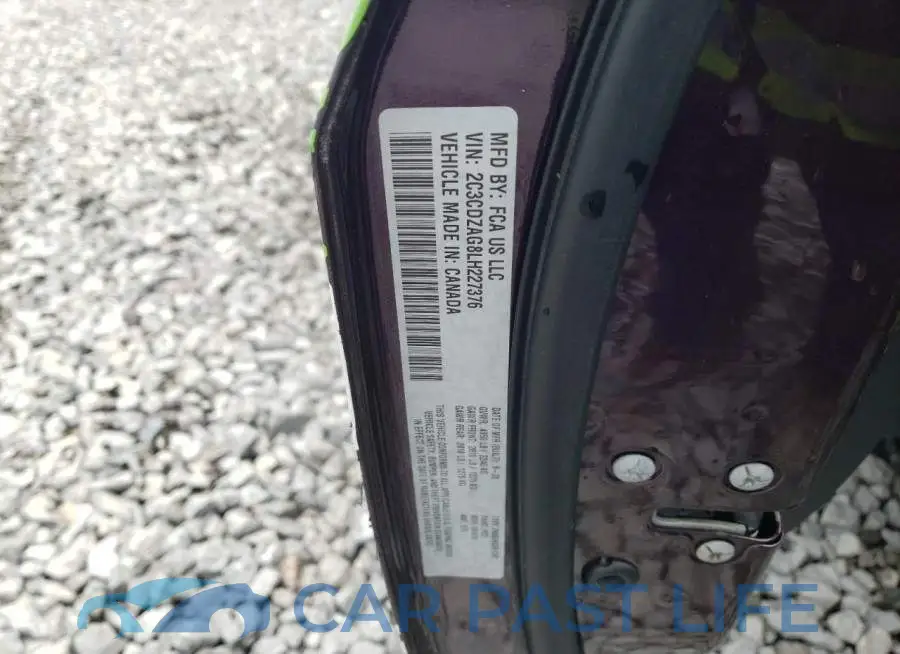 2C3CDZAG8LH227376# 12