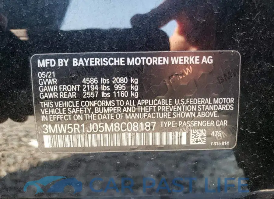 3MW5R1J05M8C08187# 12