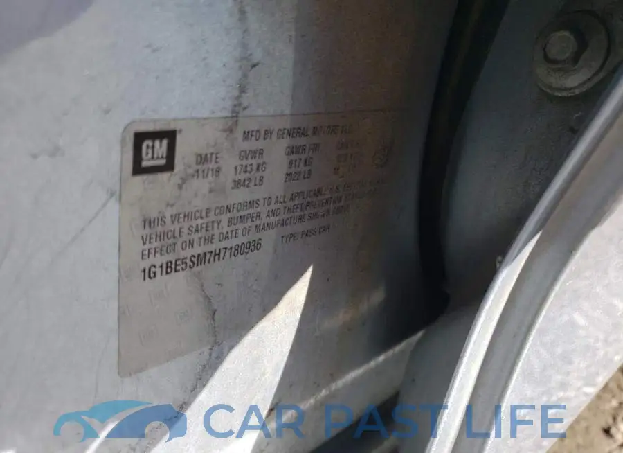 1G1BE5SM7H7180936# 12