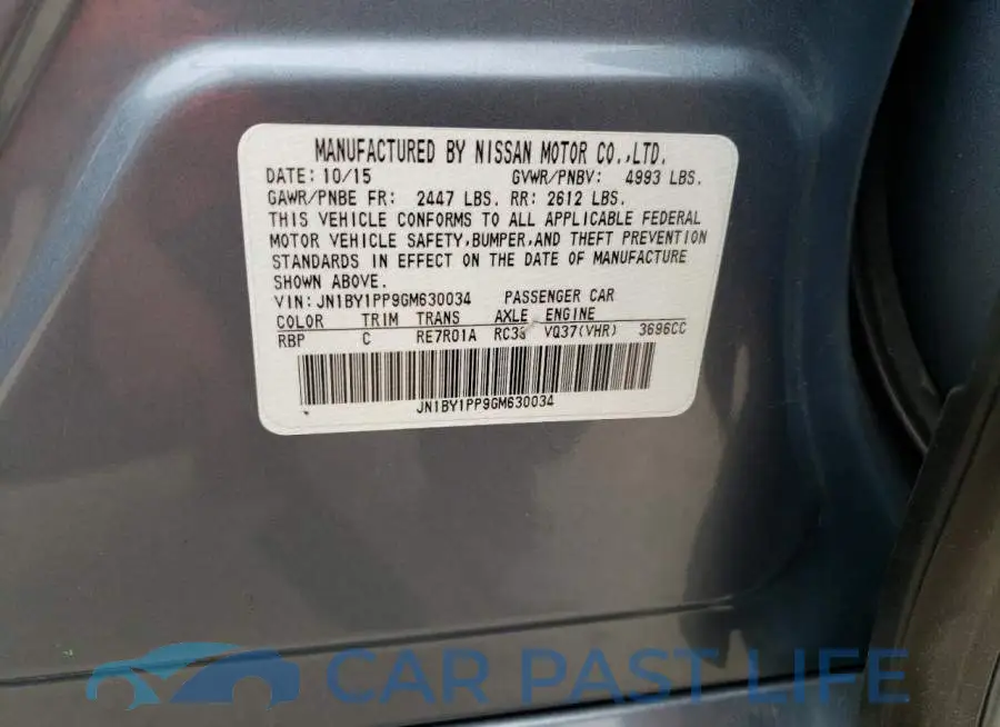 JN1BY1PP9GM630034# 12