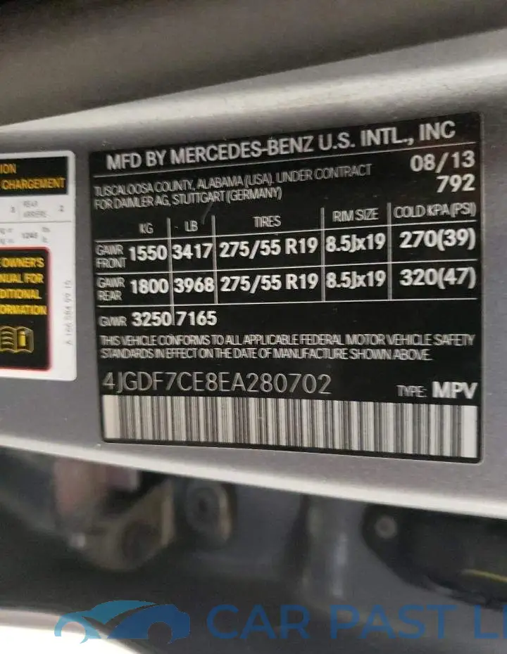 4JGDF7CE8EA280702# 13