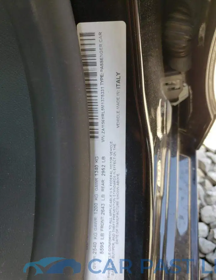 ZAM56YRL5M1375331# 12